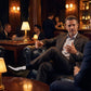 Elegante sko i skinnende PU-læder til mænd