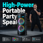 🥳2026 HOT SALE🥳💞50 % RABAT! Bærbar Bluetooth-højttaler med mikrofon – 16 W kraftig lyd, RGB-lys og kablet mikrofon.