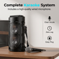 🥳2026 HOT SALE🥳💞50 % RABAT! Bærbar Bluetooth-højttaler med mikrofon – 16 W kraftig lyd, RGB-lys og kablet mikrofon.