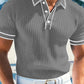 Sommerlig, afslappet polo-shirt med korte ærmer