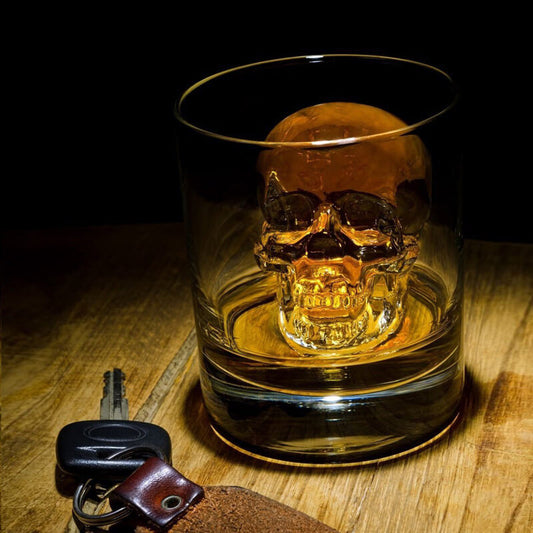 🧊💀 DIY-isform i silikone i form af et kranium – Kæmpe kranium, der smelter langsomt, til whisky og cocktails – Form i fødevarekvalitet til mange formål