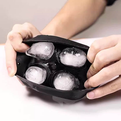 🧊💀 DIY-isform i silikone i form af et kranium – Kæmpe kranium, der smelter langsomt, til whisky og cocktails – Form i fødevarekvalitet til mange formål