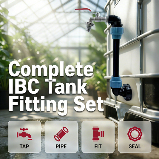 🛠️Komplet IBC-tank tilslutningssæt💧
