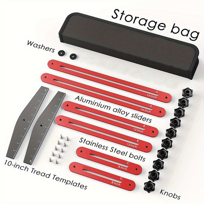 🔥2026 Ny opgradering & Hot Sale🔥50 % RABAT! Justerbar skabelon til trappetrin – perfekt pasform på få minutter 📏🔧【Begrænset lager】