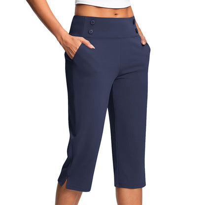 💥Stort udsalg – 70 % rabat👖✨Elegante yogabukser med mavekontrol