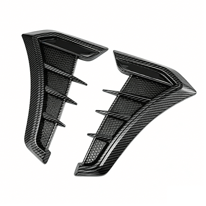 🏎️ 50 % RABAT NU!🔥 Ventilationsklistermærker til bilens skærme – sporty design og beskyttelse mod ridser – universel dekorativ TPU-beklædning ✨