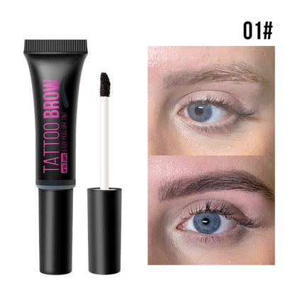 🔥 50 % RABAT · Vandtæt, langtidsholdbar peel-off-øjenbrynsfarve ✨