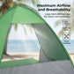 Automatisk pop-up-strandtelt