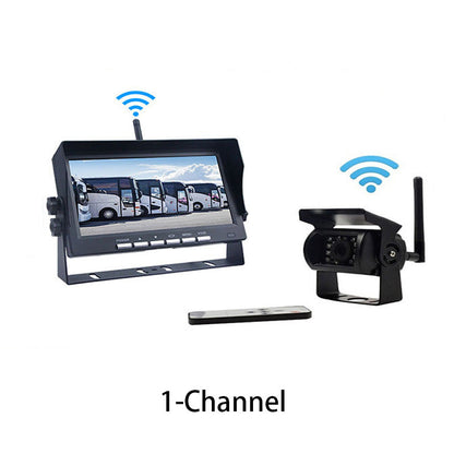 🔥Hot Sale & 50 % rabat🔥7-tommers trådløst HD-backkamera-system