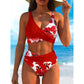 👙 50 % RABAT NU! 💐 Bikini-sæt til kvinder med blomsterprint og høj talje – Elegant blomstermønster, flatterende design med høj talje, blødt stof, perfekt til dage på stranden og ved poolen ☀️