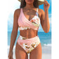 👙 50 % RABAT NU! 💐 Bikini-sæt til kvinder med blomsterprint og høj talje – Elegant blomstermønster, flatterende design med høj talje, blødt stof, perfekt til dage på stranden og ved poolen ☀️