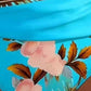 👙 50 % RABAT NU! 💐 Bikini-sæt til kvinder med blomsterprint og høj talje – Elegant blomstermønster, flatterende design med høj talje, blødt stof, perfekt til dage på stranden og ved poolen ☀️