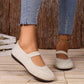 🥳2026 HOT SALE🥳💞Over 50.000 solgt!👟🌬️ 50 % RABAT! Åndbare strikkede flade sko – Bløde som skyer, skridsikker sål. Gå i timevis, og dine fødder forbliver kølige og friske. Din nye favorit! 🌸✨