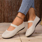 🥳2026 HOT SALE🥳💞Over 50.000 solgt!👟🌬️ 50 % RABAT! Åndbare strikkede flade sko – Bløde som skyer, skridsikker sål. Gå i timevis, og dine fødder forbliver kølige og friske. Din nye favorit! 🌸✨