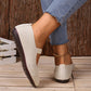 🥳2026 HOT SALE🥳💞Over 50.000 solgt!👟🌬️ 50 % RABAT! Åndbare strikkede flade sko – Bløde som skyer, skridsikker sål. Gå i timevis, og dine fødder forbliver kølige og friske. Din nye favorit! 🌸✨