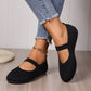🥳2026 HOT SALE🥳💞Over 50.000 solgt!👟🌬️ 50 % RABAT! Åndbare strikkede flade sko – Bløde som skyer, skridsikker sål. Gå i timevis, og dine fødder forbliver kølige og friske. Din nye favorit! 🌸✨