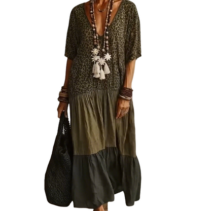 🌸 50 % RABAT NU! 🌸 Elegant boheme-maxi-kjole til kvinder