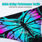Butterfly-bikinisæt med halterneck – neonprint, justerbar og flatterende pasform