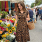 👗 60 % RABAT NU! 🐆 Elegant damekjole med leopardmønster og revers – Chic og flatterende – Markant stil – perfekt til fester eller til et selvsikkert hverdagslook ✨