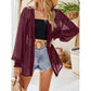 👚Let, gennemsigtig cardigan til kvinder