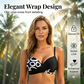 🔥 2026 NYHED: 50% RABAT – Contouring Push-Up Bikinisæt – Wrap-design – Premium Stretchstof – Flatterende Taljebånd – 9 Farver – Til Strålende Strandselvtillid 👙✨🌴