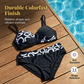 🔥 2026 NYHED: 50% RABAT – Contouring Push-Up Bikinisæt – Wrap-design – Premium Stretchstof – Flatterende Taljebånd – 9 Farver – Til Strålende Strandselvtillid 👙✨🌴