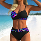 🔥 2026 NYHED: 50% RABAT – Contouring Push-Up Bikinisæt – Wrap-design – Premium Stretchstof – Flatterende Taljebånd – 9 Farver – Til Strålende Strandselvtillid 👙✨🌴