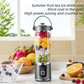 🥤⚡ NU: 50% RABAT I BEGRÆNSET TID – Trådløs Bærbar Blender med 10 Blade – Knuser Is & Frossen Frugt – Højhastighedsmotor – USB-opladelig – Ettryksbetjening – Til Smoothies & Juice 🍓🧊✨