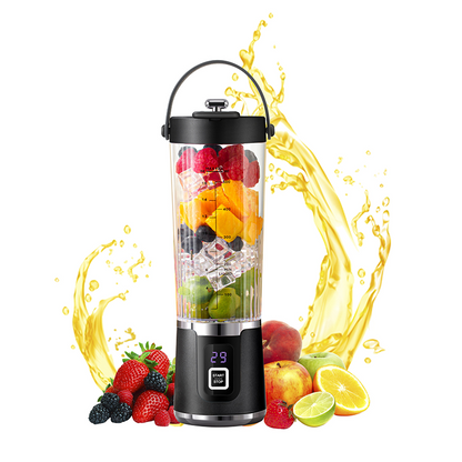 🥤⚡ NU: 50% RABAT I BEGRÆNSET TID – Trådløs Bærbar Blender med 10 Blade – Knuser Is & Frossen Frugt – Højhastighedsmotor – USB-opladelig – Ettryksbetjening – Til Smoothies & Juice 🍓🧊✨