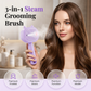 💨🪮 NU: 50% RABAT I BEGRÆNSET TID – 3-i-1 Damp-plejebørste – Løser Floker, Styler & Fugter – Krølfri – Nanodamp – Salon-kvalitet Derhjemme ✨🧖‍♀️🛡️