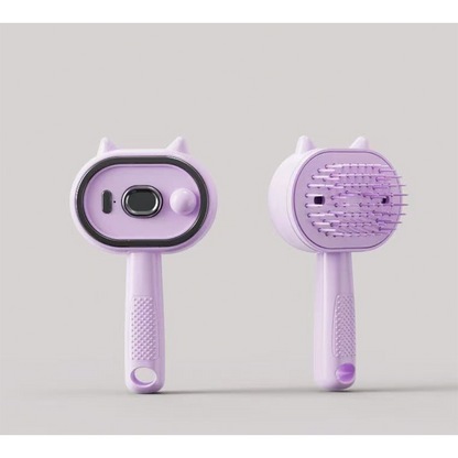 💨🪮 NU: 50% RABAT I BEGRÆNSET TID – 3-i-1 Damp-plejebørste – Løser Floker, Styler & Fugter – Krølfri – Nanodamp – Salon-kvalitet Derhjemme ✨🧖‍♀️🛡️
