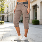 Få de perfekte sommerbukser – 50% på cargo-capri – Højtalje – Justerbar snøring – Vide ben – Praktiske lommer – Kun 100 tilbage – Bestil nu 💃👖