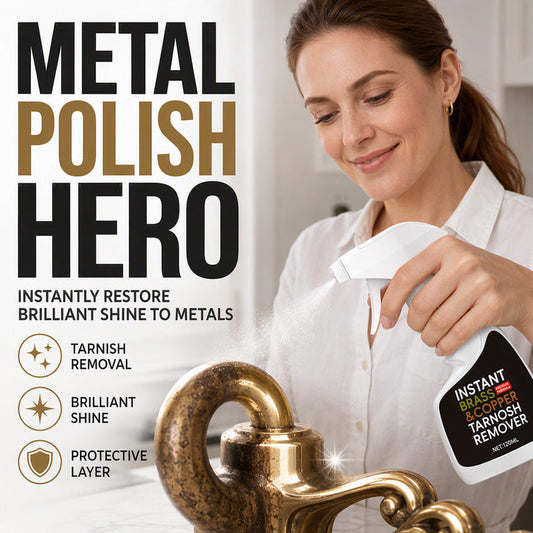 Få metal til at skinne igen – 50% på metalpolish – 120ml – Fjerner anløbning & oxidation – Skånsom & præcis – Perfekt til messing, kobber & aluminium 💎🔩