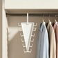 👔✨ NU: KØB 1, FÅ 2 GRATIS 🎁 – V-formet Trekantet Hængeorganisator – Dobbeltsidede Kroge – Multifunktionel – 360° Roterende – Slidstærkt ABS – Til Bælter, Tørklæder, Slips & Tilbehør 🧣🎒🛡️