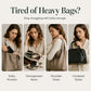 👜 50% RABAT – Vintage olievokset mini crossbody – 2-lags smart plads – fjerlet – eksklusivt håndværk – slank silhuet – vandafvisende – ridsesikker
