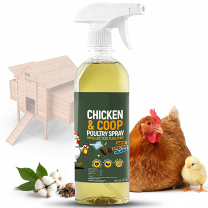 🐔🌿 NU: 50% RABAT I BEGRÆNSET TID – Behandling mod Mider & Lus – Naturlig Parasitafvisende – Botanisk Formel – Til Fjerkræ & Hønsehus – Støvfri Sanering 🐓🦟✨
