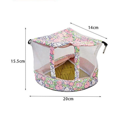 Cool Any Bird Instantly! No-Drill Breathable Mesh Hideaway