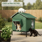 🐱🏠 NU: 50% RABAT I BEGRÆNSET TID – Vandtæt Udendørs Kattehus – Termisk Aluminiumsfor – Forhøjet Ramme – Stabil – Sammenklappeligt – Til Have & Udeplads 🌧️❄️✨