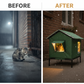 🐱🏠 NU: 50% RABAT I BEGRÆNSET TID – Vandtæt Udendørs Kattehus – Termisk Aluminiumsfor – Forhøjet Ramme – Stabil – Sammenklappeligt – Til Have & Udeplads 🌧️❄️✨