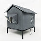 🐱🏠 NU: 50% RABAT I BEGRÆNSET TID – Vandtæt Udendørs Kattehus – Termisk Aluminiumsfor – Forhøjet Ramme – Stabil – Sammenklappeligt – Til Have & Udeplads 🌧️❄️✨