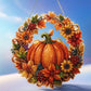 🎃🍂 2026 NYHED: 50% RABAT – Efterårskrans Diamantmalingsæt – Smuk Efterårsdekoration – Komplet DIY-sæt – Kreativt & Afslappende – Perfekt til Halloween – Til Vindue, Dør & Væg 🧡🖌️✨