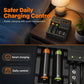 🔋⚡ 2026 NYHED: 50% RABAT – Multitype Batterilader – Understøtter Li-ion, Ni-MH, Ni-Cd & 9V – Flere Spor – Dobbelt USB-udgang – Smart Sikkerhed – LED-indikatorer 🔌🔄✅