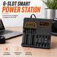 🔋⚡ 2026 NYHED: 50% RABAT – Multitype Batterilader – Understøtter Li-ion, Ni-MH, Ni-Cd & 9V – Flere Spor – Dobbelt USB-udgang – Smart Sikkerhed – LED-indikatorer 🔌🔄✅