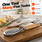 🎁 KØB 1, FÅ 1 GRATIS – Præcisions Fiskeskraber – tandet skrabeoverflade – komfortabelt træhåndtag – sikker kontrol – daglig brug – nem rengøring – til hjem og professionel madlavning – 50% RABAT 🐟🔪✨