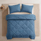 🛏️50% OFF NOW! 3-Piece Quilted Comforter Set with Shams – All Season Cloud Soft Bedding Set, Diamond Quilted Bed Comforter for Bedroom Guest Room