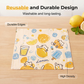 🧼🍋 2026 NYHED: 50% RABAT – Trykte Mikrofiberklude – Riv af – Ultra Absorberende – Flere Overflader – Genanvendelige – Søde Citron- & Katte Motiver – Til Effektiv Køkkenrengøring 🐱✨🧺