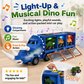 🦕🚗 2026 NYHED: 50% RABAT – Dinosaur Biludskydningssæt – Integreret Opbevaring – Lys & Musik – Spændende Udløserknap – Bærehåndtag – Til Fantasifulde Eventyr 🎶🌟🛡️