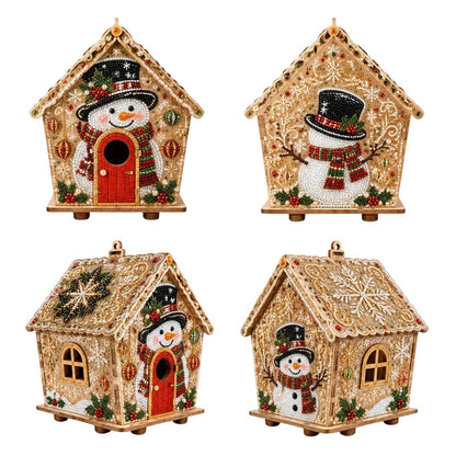 🎄✨ DIY 3D-julekunstsæt med perler – Håndlavet julepynt med 6 julemotiver