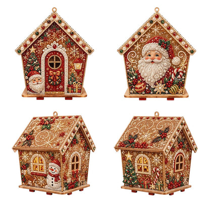 🎄✨ DIY 3D-julekunstsæt med perler – Håndlavet julepynt med 6 julemotiver