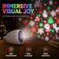 🎄✨ NU: 50% RABAT I BEGRÆNSET TID – Magic Juleprojektionspære – 16 Fortryllende Mønstre – Energibesparende LED – Varmebestandig – Alsidig Festdekoration – Til Jul & Højtider 🎅🌟🛡️
